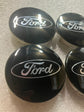 Set of 4 Ford F150 Expedition Black OEM center caps 2.5" 63.6MM