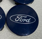 Set of 4 Ford F150 Expedition Blue Oval OEM center caps 3" 76.2MM
