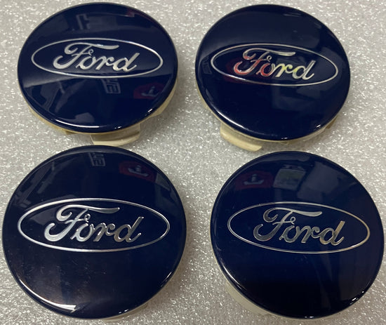 Set of 4 Ford F150 Expedition Blue Oval OEM center caps 2.5" 63.6MM