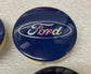 Set of 4 Ford F150 Expedition Blue Oval OEM center caps 2.5" 63.6MM