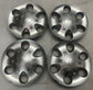 SoCal Wheels - 2001-2004 Toyota Tundra Sequoia Silver Center Cap 16 Inch Wheel Set of 4
