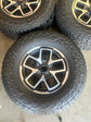 2024-2026 Jeep Wrangler Gladiator Factory 17" Wheel/Rim Tire Set of 5 OEM Machined Black TPMS