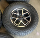 2024-2026 Jeep Wrangler Gladiator Factory 17" Wheel/Rim Tire Set of 5 OEM Machined Black TPMS