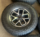 2024-2026 Jeep Wrangler Gladiator Factory 17" Wheel/Rim Tire Set of 5 OEM Machined Black TPMS