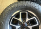 2024-2026 Jeep Wrangler Gladiator Factory 17" Wheel/Rim Tire Set of 5 OEM Machined Black TPMS