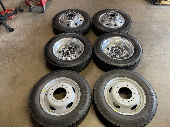 Sold SIX 2025 Ford F450 F550 Dually Factory Forged 19.5 Wheels Tires OEM Rims 225/70/195
