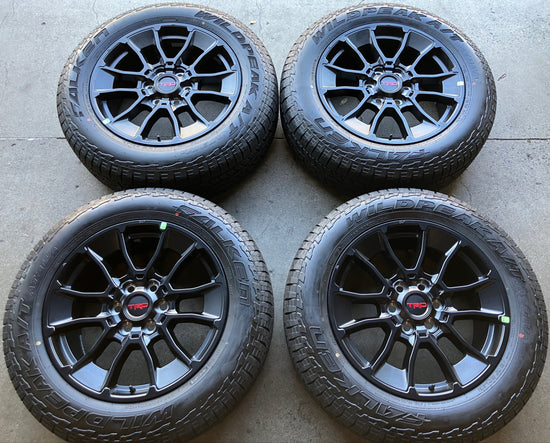 Sold 2025 Toyota Tundra Sequoia TRD Factory 20 Wheels Tires OEM Black Rims Falken AT3WA