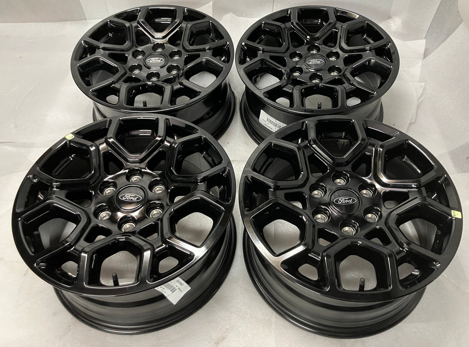 2025 Ford F150 OEM 18" Gloss Black Wheel Rim Set of 4 | ML341007BA
