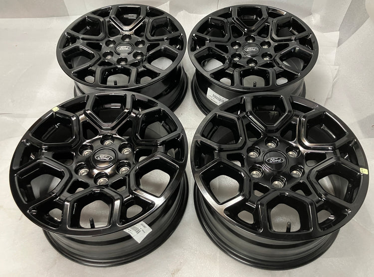 2025 Ford F150 OEM 18" Gloss Black Wheel Rim Set of 4 | ML341007BA
