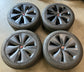 2024 Tesla Model S Plaid OEM 19" Gray Staggered Wheel/Rim Tire Set of 4 | 142022100B

