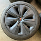 2024 Tesla Model S Plaid OEM 19" Gray Wheel/Rim Tire Set of 4 | 142022100B 14202200A