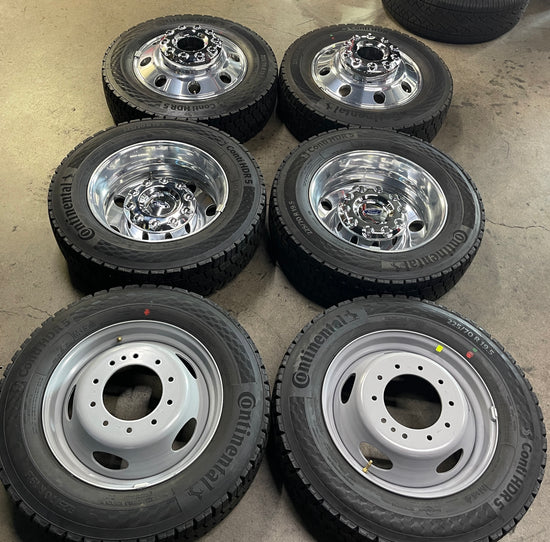 Sold (6) 2025 Ford F450 F550 Dually Factory Forged 19.5 Wheels Tire OE Rim 225/70/195