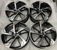 SoCal Wheels - 2008-2025 Audi A5 S5 20 Inch Machine Gray Aftermarket Replica Wheel Set of 4
