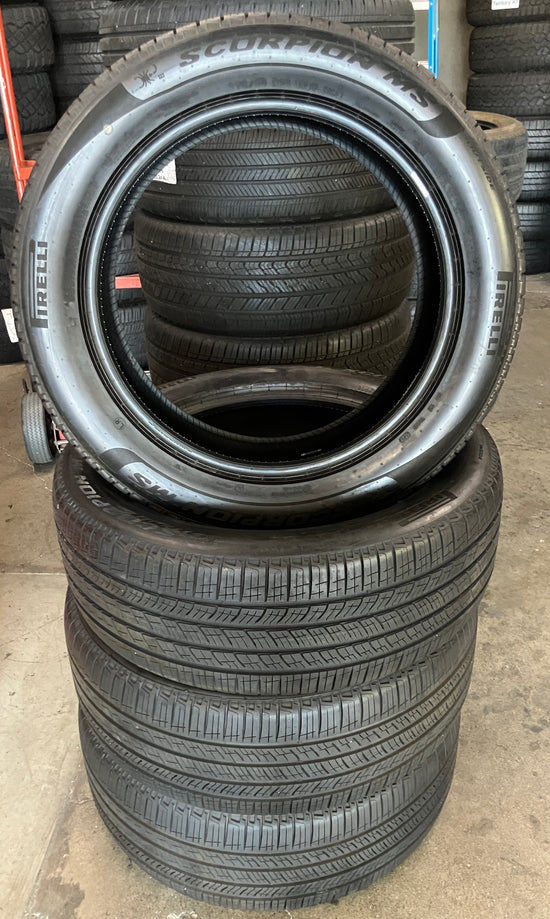 275/50R21 Pirelli Scorpion MS LR Take-Off Tire Set of 4 | 113Y XL | 10/32nds