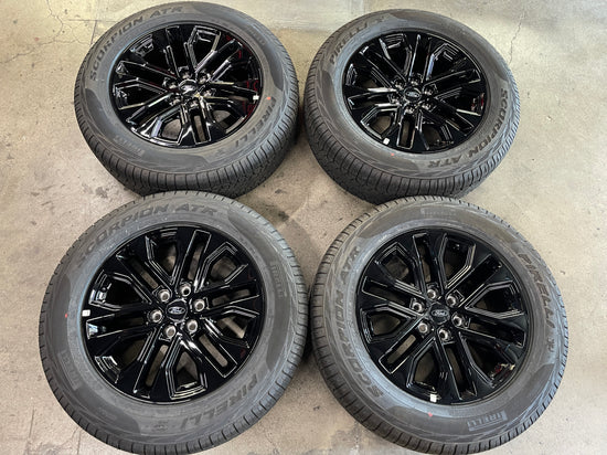 Sold 2025 Ford F150 Lariat Limited Factory 20 Wheels Tires OEM Rims RL3J1007BA Black