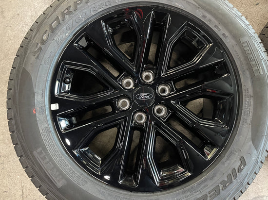 2025 Ford F150 Lariat Limited Factory 20 Wheels Tires OEM Rims RL3J1007BA Black