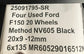 Spec 25091795-SR Four Used Ford F150 20 Wheels Method NV605 Black 20x9 -12mm 6x135 MR60529016512N