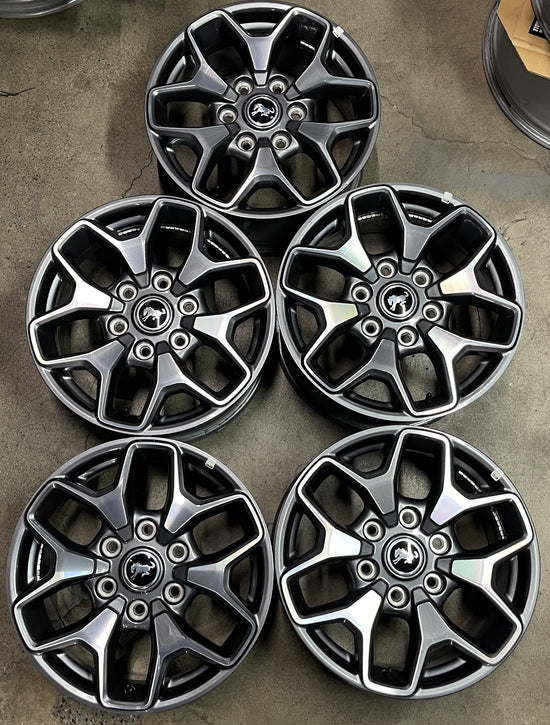 Five 2025 Ford Bronco Badlands 17 Factory Wheels OEM Rims 10387 WildTrak Ranger