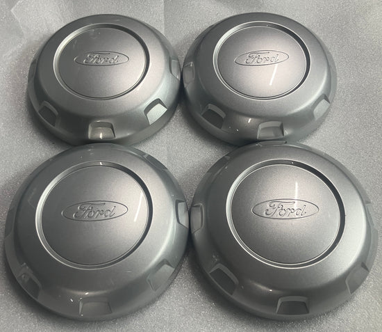 Set of 4 Ford F150 4L34-1A096-AB OEM center caps for FORD F150 Silver steel wheels