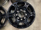 Four 2025 Ford F250 F350 Factory 18 Wheels OEM Rims 10479 Gloss Black Tall rear caps