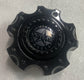 Single American Outlaw wheel center cap gloss black C143-55V
