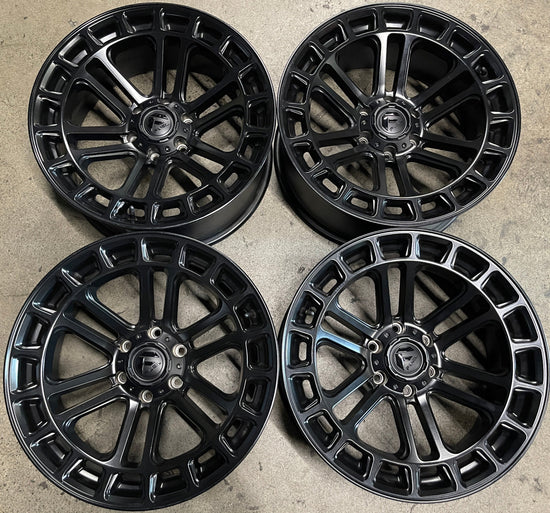 Sold 4 Used Fuel Heater 20 Wheels Matte Black 20x9.0 +1mm 6x135 F150 D71820908950