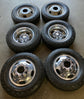 2025 Ford F350 Dually OEM 17" Polished Wheel Rim Tire Set of 6 6C341007BA 3618 3619
