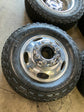 2025 Ford F350 Dually OEM 17" Polished Wheel/Rim Tire Set of 6 | 6C341007BA 3618 3619 Cooper AT3 LT