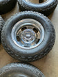 2025 Ford F350 Dually OEM 17" Polished Wheel/Rim Tire Set of 6 | 6C341007BA 3618 3619 Cooper AT3 LT