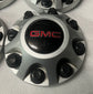 Set of 4 GMC Sierra 2500 center caps silver 9597819