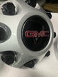 Set of 4 GMC Sierra 2500 center caps silver 9597819