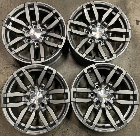 Sold Four 2025 Chevy Colorado Factory 17 Wheels Rims OEM Canyon 84738115 Silverado 6x5.5
