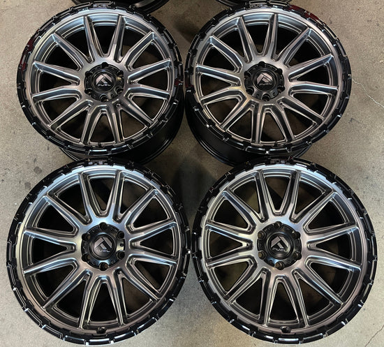 Take Off Fuel Piston 22 Wheels F150 Expedition Gunmetal Black FC866AB22956320 6x135