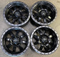 4 Used Fuel Trophy 20 Wheels F150 20x9 +20 6x135 Matte Black Grey ring