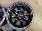 4 Used Fuel Trophy 20 Wheels F150 20x9 +20 6x135 Matte Black Grey ring