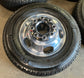 2025 Ford F350 Dually OEM 17" Polished Wheel/Rim Tire Set of 6 | 6C341007BA 3618 3619