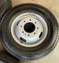 2025 Ford F350 Dually OEM 17" Polished Wheel/Rim Tire Set of 6 | 6C341007BA 3618 3619