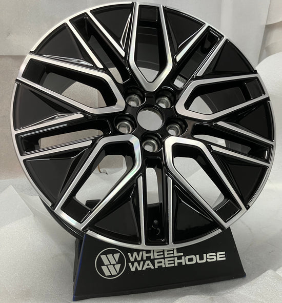 2024-2026 Ford Mustang Mach-E Factory 19 Inch OEM Machined Black Inlay Wheel Rim

