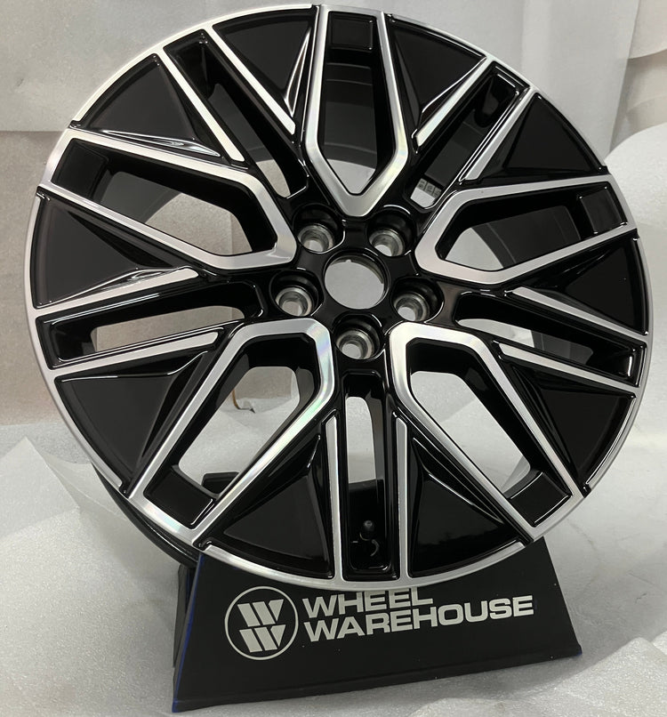 2024-2026 Ford Mustang Mach-E Factory 19 Inch OEM Machined Black Inlay Wheel Rim

