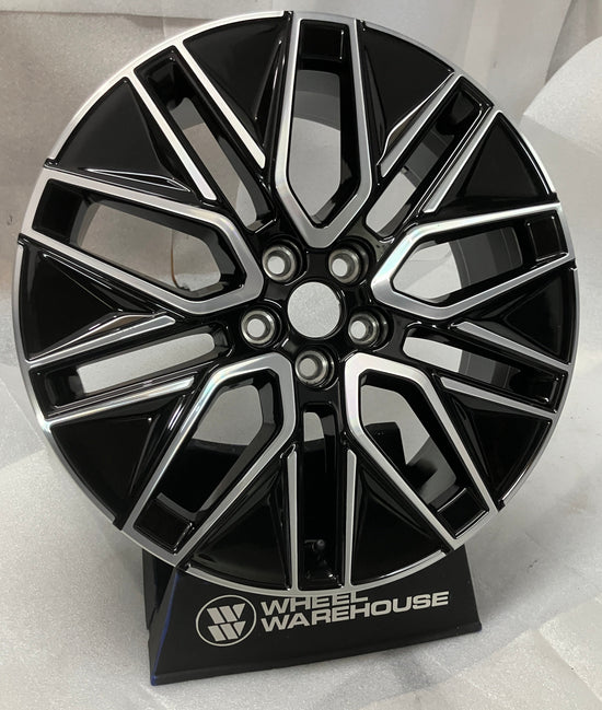 2024-2026 Ford Mustang Mach-E Factory 19 Inch OEM Machined Black Inlay Wheel Rim

