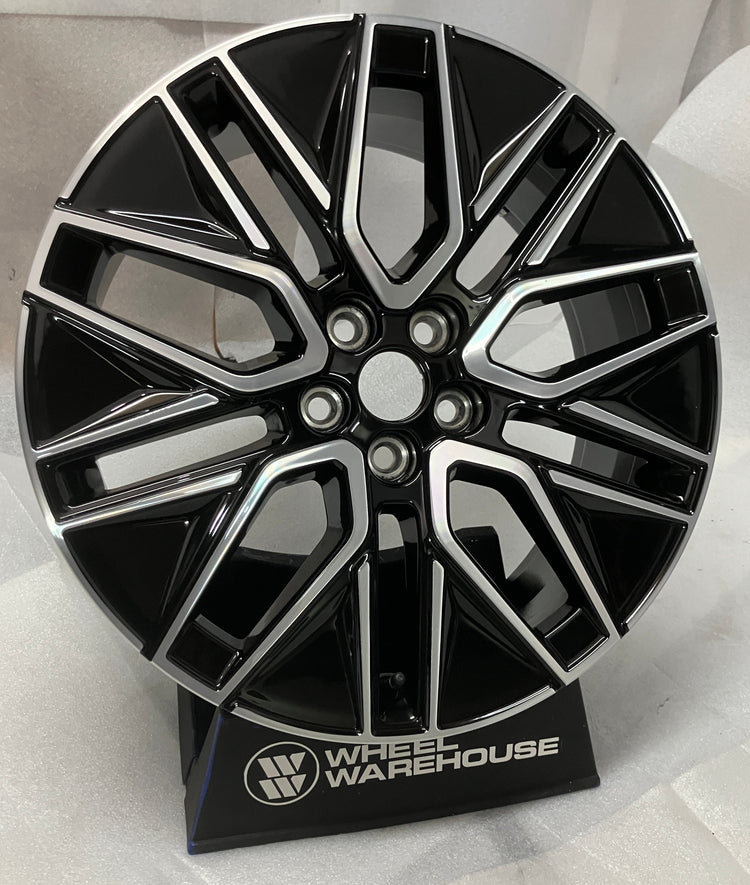 2024-2026 Ford Mustang Mach-E Factory 19 Inch OEM Machined Black Inlay Wheel Rim
