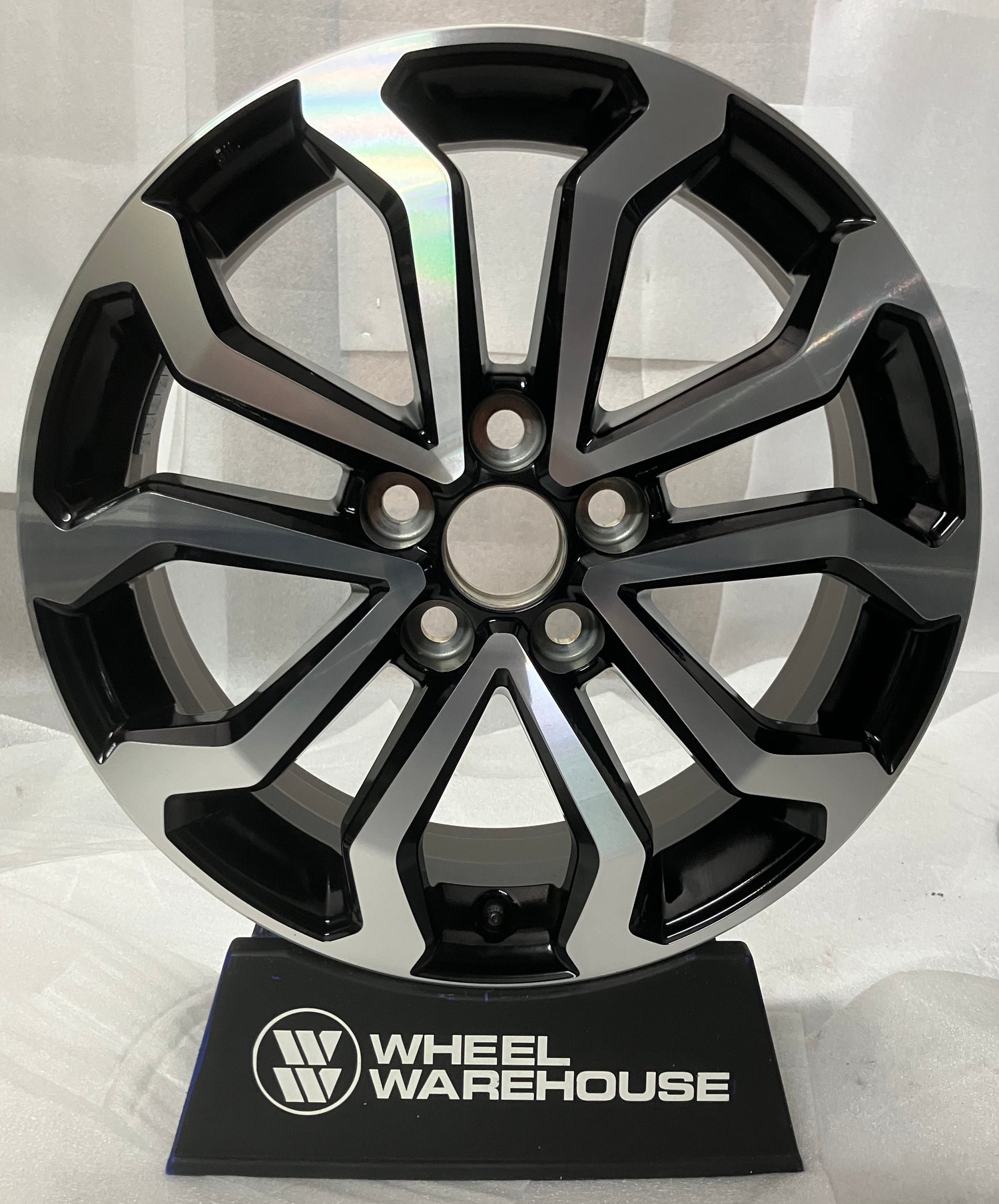 2023-2026 Toyota Corolla Cross OEM 17" Machined Black Wheel Rim | 42110A410 10518
