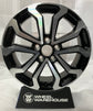 2023-2026 Toyota Corolla Cross OEM 17" Machined Black Wheel Rim | 42110A410 10518
