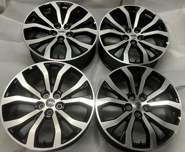 2020-2026 Ford Explorer Factory 20 Inch Black Machined OEM Wheel Rim Set of 4
