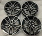 2024 Mercedes C43 AMG OEM 19 Inch Staggered Machined Black Wheels Rims Set of 4

