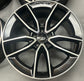 2024 Mercedes C43 AMG OEM 19" Staggered Machined Black Wheels Rims Set of 4 | 2054010701 2054010801