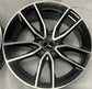 2024 Mercedes C43 AMG OEM 19" Staggered Machined Black Wheels Rims Set of 4 | 2054010701 2054010801