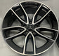 2024 Mercedes C43 AMG OEM 19" Staggered Machined Black Wheels Rims Set of 4 | 2054010701 2054010801