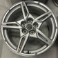 2020-2026 Chevrolet Corvette C8 Factory Silver Wheels Rims Set of 4 OEM | 23404163 23404154 14007A 14008A