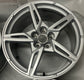 2020-2026 Chevrolet Corvette C8 Factory Silver Wheels Rims Set of 4 OEM | 23404163 23404154 14007A 14008A